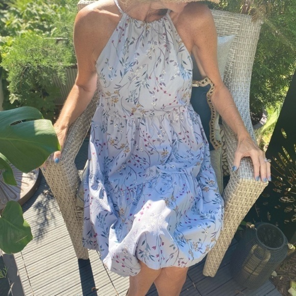 A New Day Tiered Light Blue Dress - Picture 9 of 11